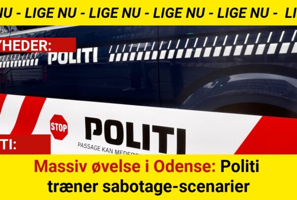 Politiøvelse med skud og droner rammer Odense onsdag