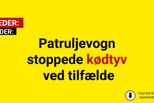 Butikstyv opdaget: Gemte kød under tøjet