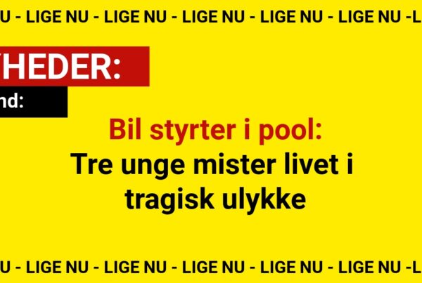Bil styrter i pool: Tre unge mister livet i tragisk ulykke