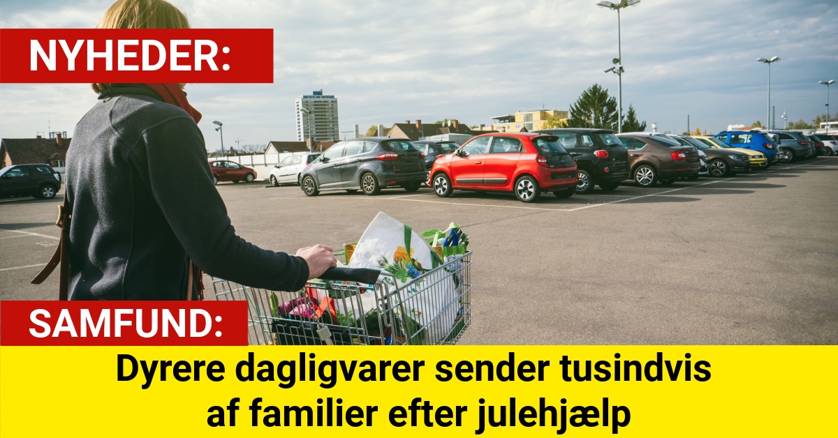 Rekordmange familier søger julehjælp efter prisstigninger