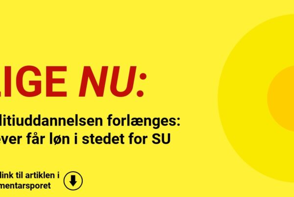 Politiuddannelsen forlænges: Elever får løn i stedet for SU