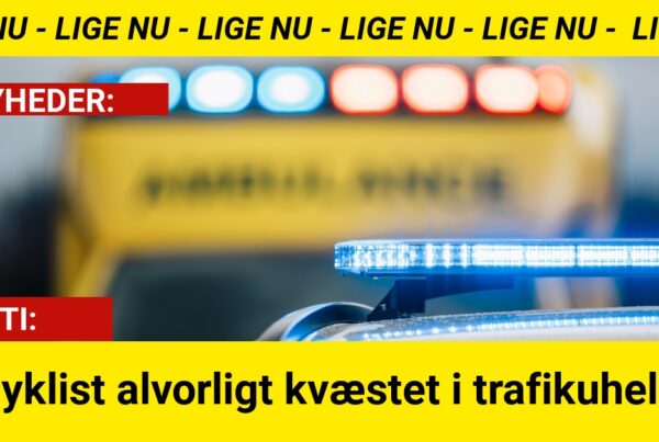 Alvorlig ulykke: Cyklist ramt af bus