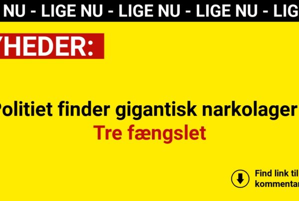 Politiet finder gigantisk narkolager - Tre fængslet