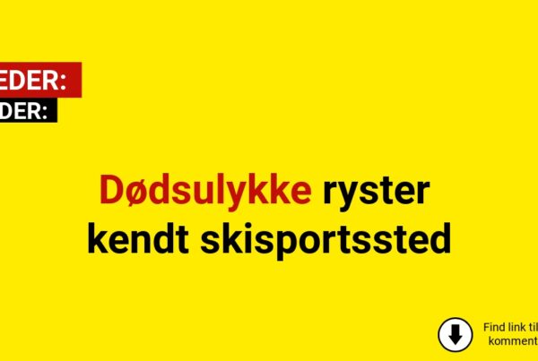 Dødsulykke ryster kendt skisportssted