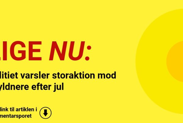 Politiet varsler storaktion mod skyldnere efter jul