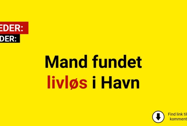 Mand fundet livløs i Havn