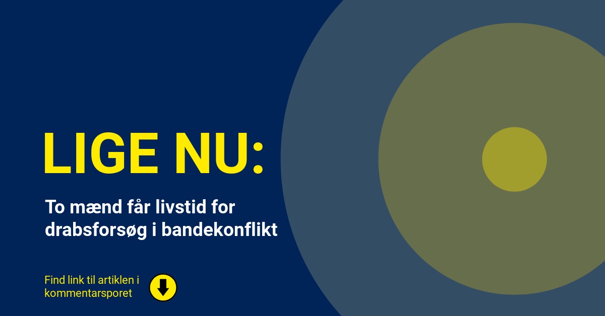 To mænd får livstid for drabsforsøg i bandekonflikt