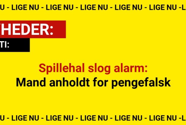 Spillehal slog alarm: Mand anholdt for pengefalsk
