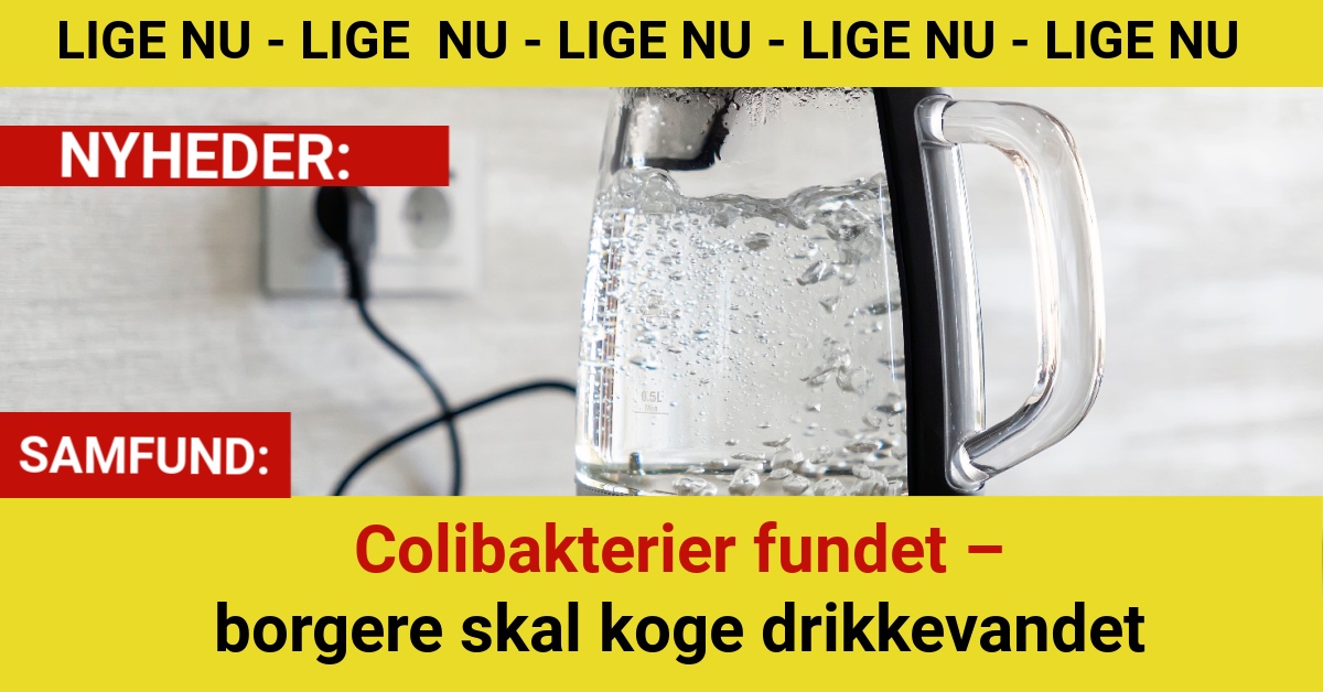 Bakterier i vandet: Her skal du koge dit drikkevand nu