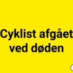 Cyklist afgået ved døden