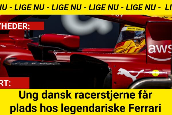 Ung dansk racerstjerne får plads hos legendariske Ferrari