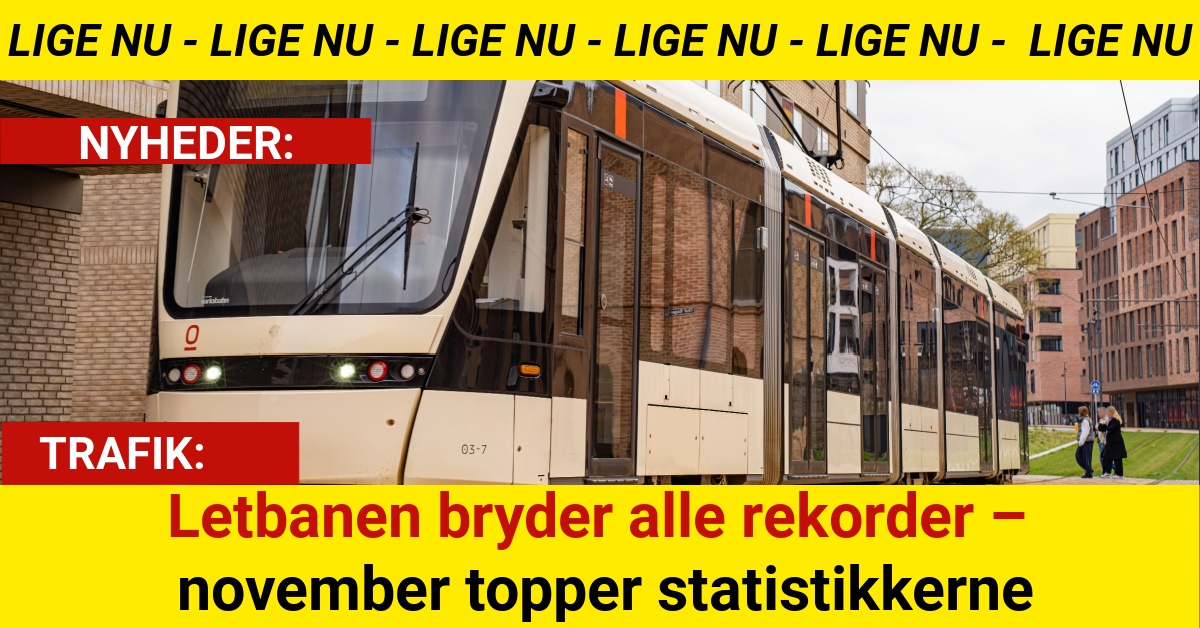 Letbanen bryder alle rekorder – november topper statistikkerne