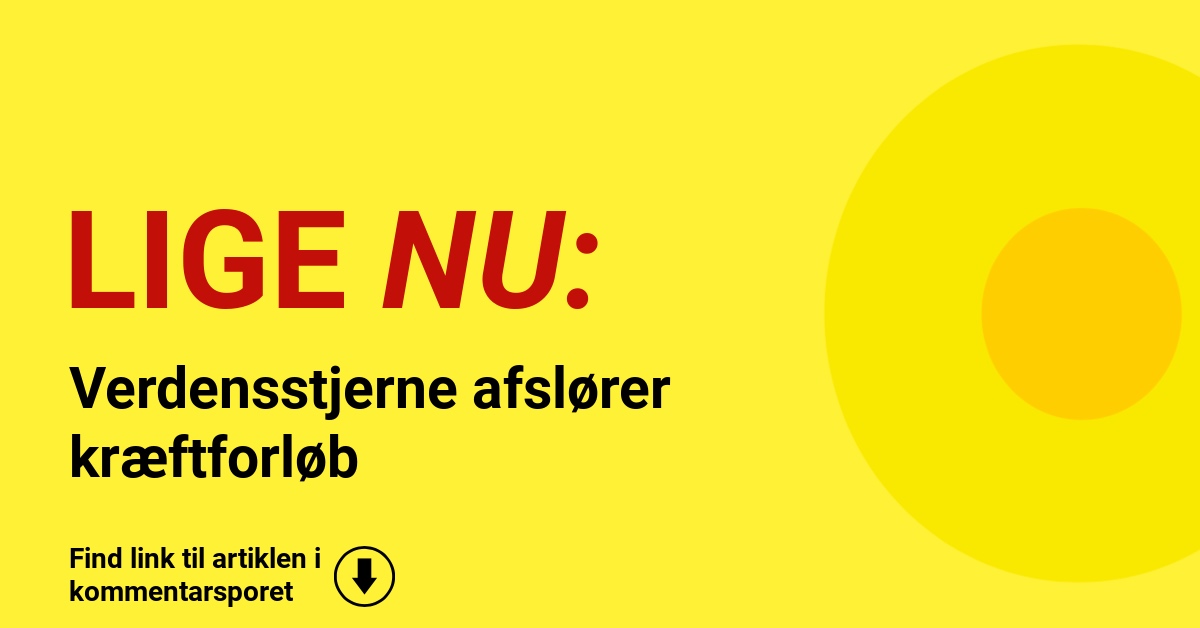 Verdensstjerne afslører kræftforløb