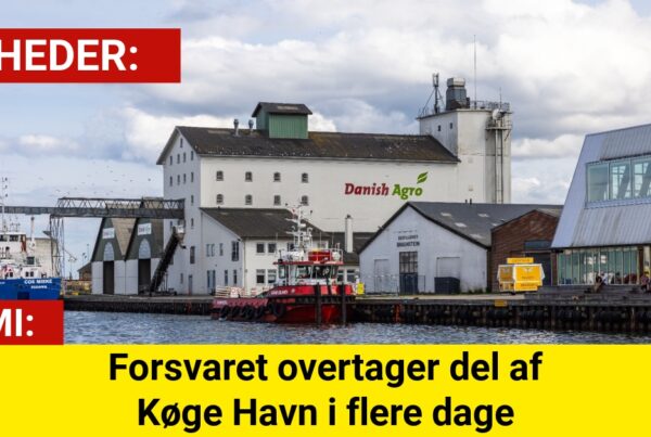 Forsvaret overtager del af Køge Havn i flere dage