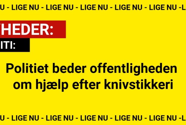Politiet beder offentligheden om hjælp efter knivstikkeri