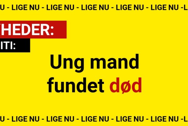 Ung mand fundet død