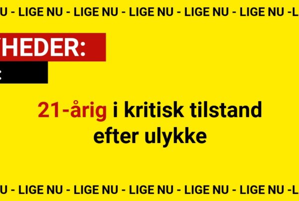 Mand kritisk efter bilulykke