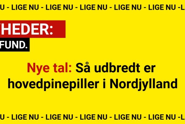 Nye tal: Så udbredt er hovedpinepiller i Nordjylland