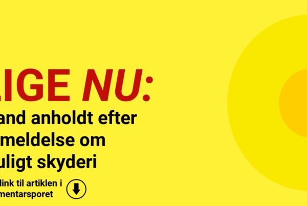 Mand anholdt efter anmeldelse om muligt skyderi