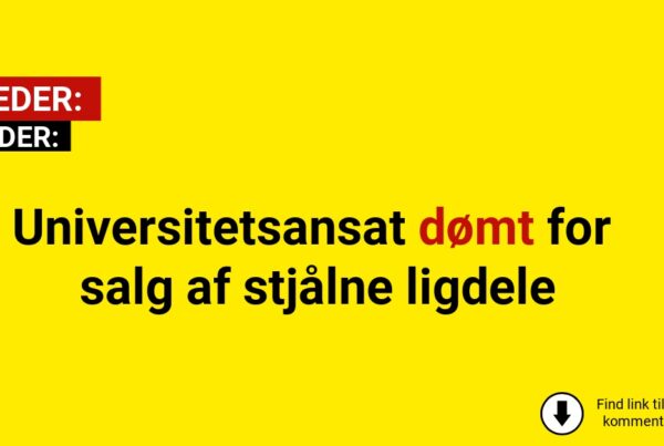 Universitetsansat dømt for salg af stjålne ligdele