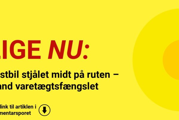 Postbil stjålet midt på ruten – mand varetægtsfængslet