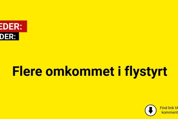 Flere omkommet i flystyrt