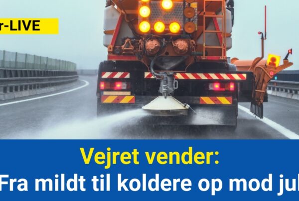 Vejret vender: Fra mildt til koldere op mod jul