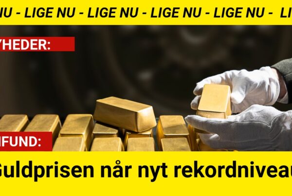 Guldprisen når nyt rekordniveau