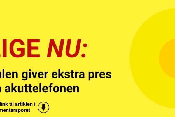 Akuttelefonen ruster sig til travl jul