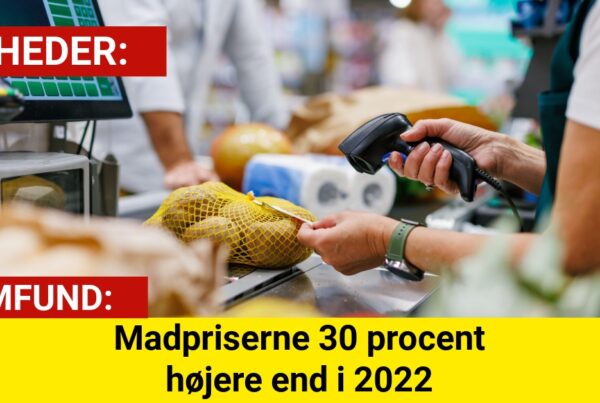 Madpriserne 30 procent højere end i 2022