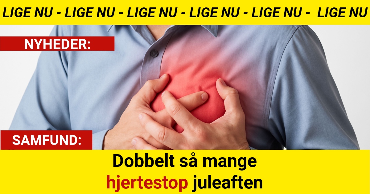 Juleaften topper i hjertestop – viser nye tal