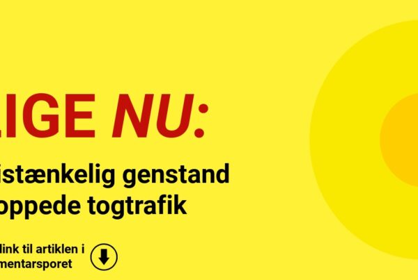 Mistænkelig genstand stoppede togtrafik