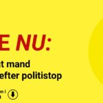 Eftersøgt mand anholdt efter politistop