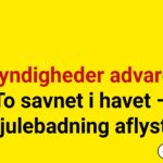 Myndigheder advarer: To savnet i havet – julebadning aflyst