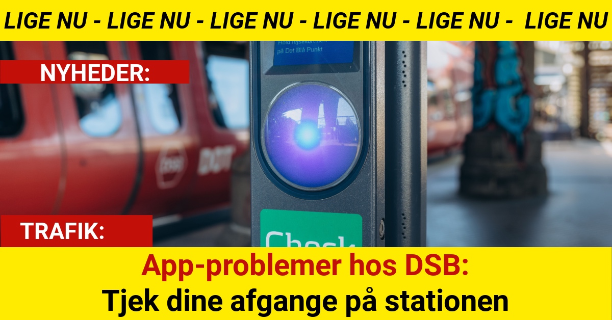 Fejl rammer Rejseplanen