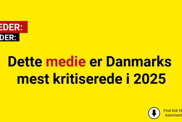 Dette medie er Danmarks mest kritiserede i 2025
