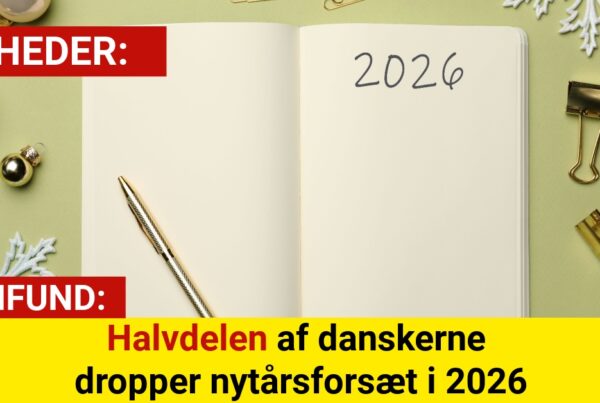 Ny måling: Mange danskere siger nej til nytårsforsæt