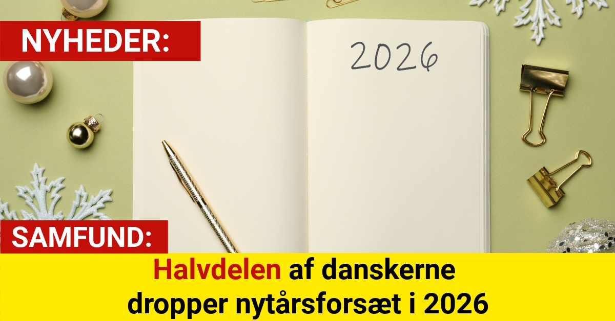 Ny måling: Mange danskere siger nej til nytårsforsæt