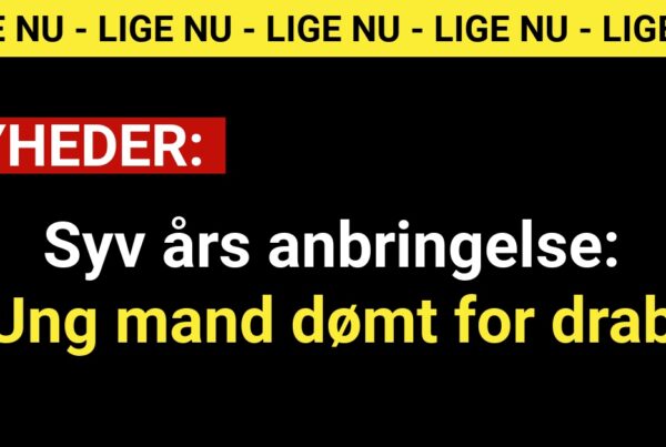 Syv års anbringelse: Ung mand dømt for drab