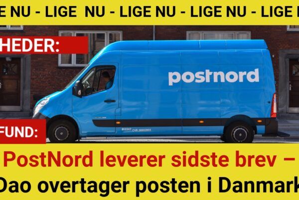 Et farvel til fortiden: PostNord stopper brevomdeling i Danmark