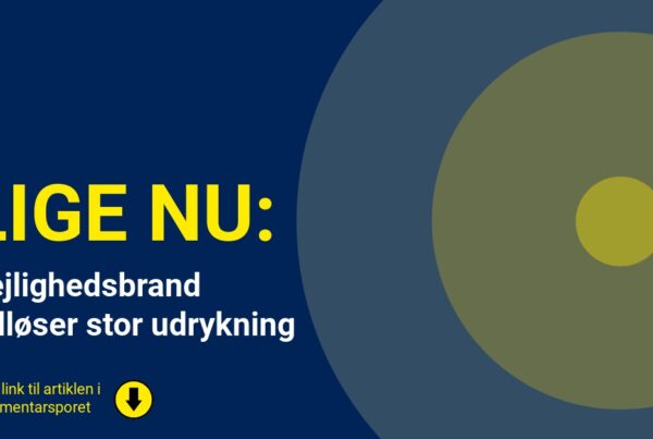 Lejlighedsbrand udløser stor udrykning