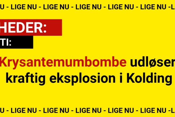 Krysantemumbombe udløser kraftig eksplosion i Kolding