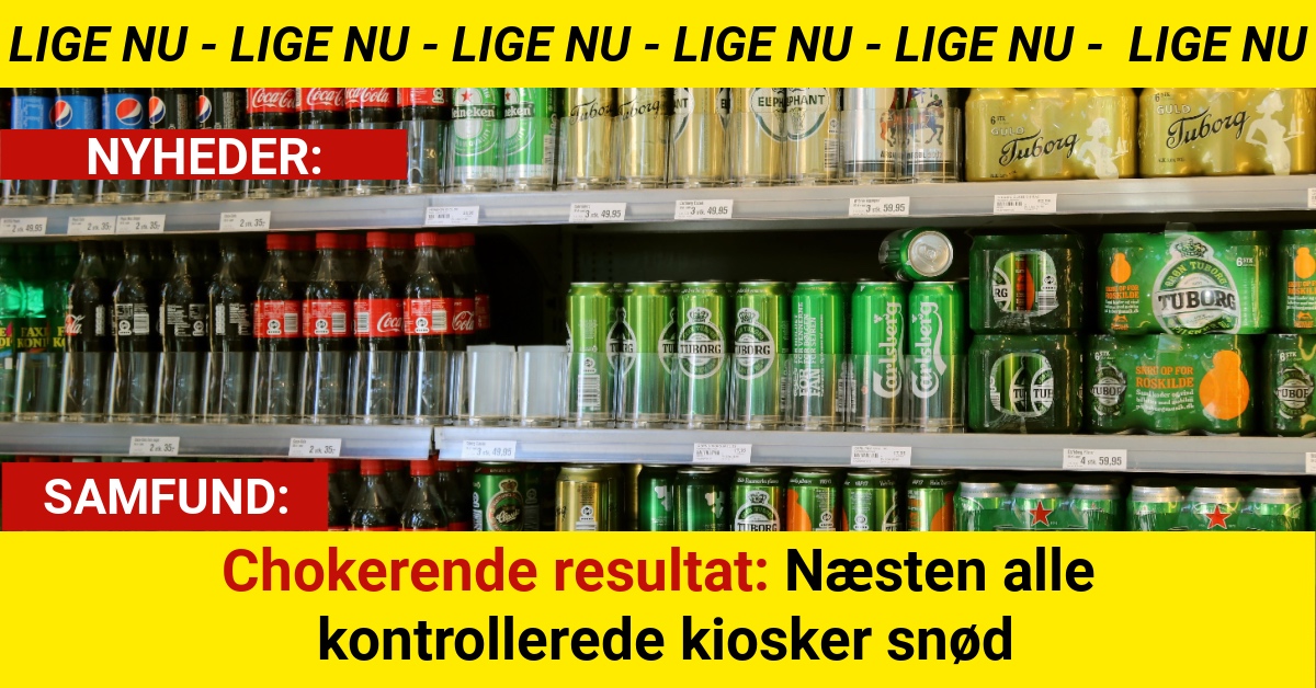 138 ud af 140 kiosker brød loven – kontrol fortsætter flere år frem