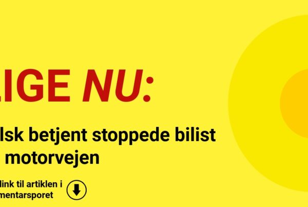 Falsk betjent stoppede bilist på motorvejen