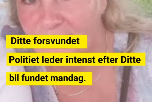 Ditte forsvundet – politiet håber på offentlighedens hjælp