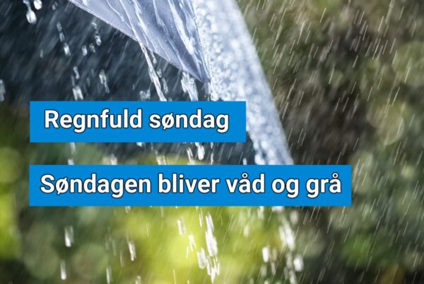 Regnfuld søndag: December fortsætter i det triste spor