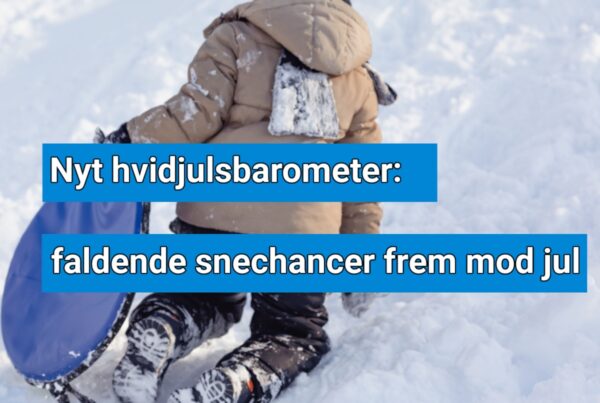 Nyt hvidjulsbarometer: Udsigten til sne er dalende