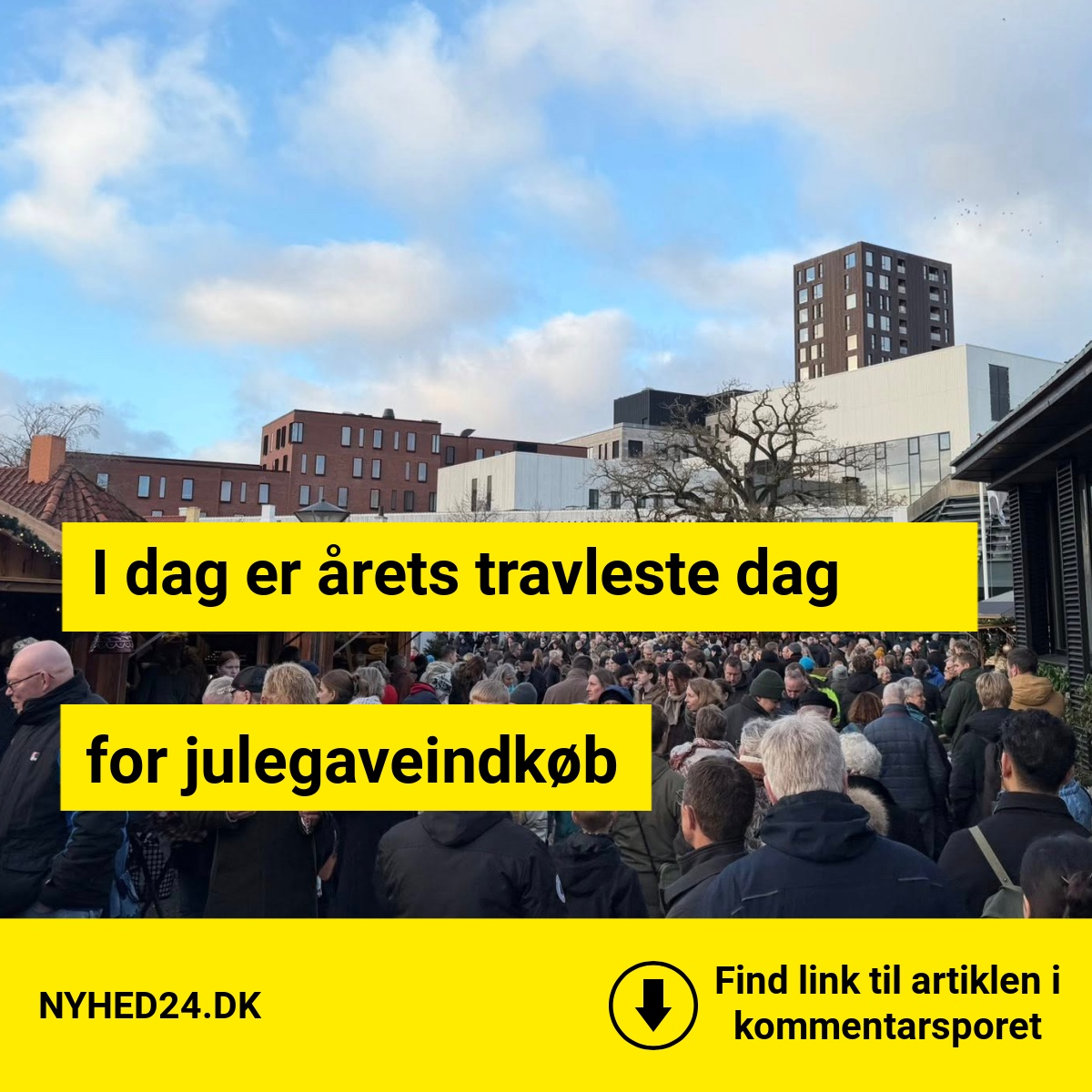 I dag er årets travleste dag for julegaveindkøb