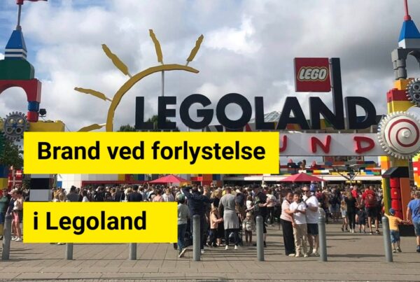 Brand ved forlystelse