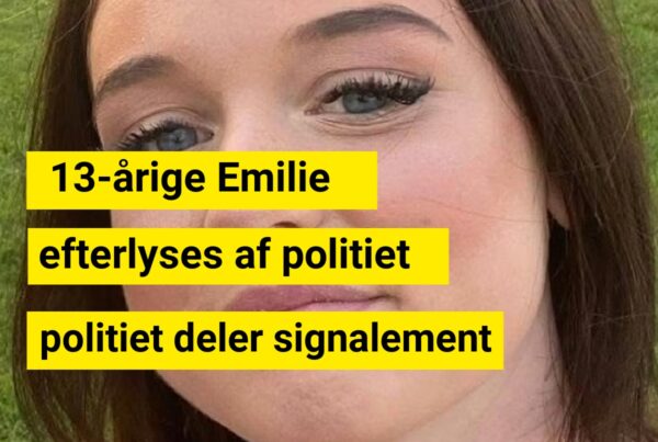 13-årige Emilie efterlyses af politiet